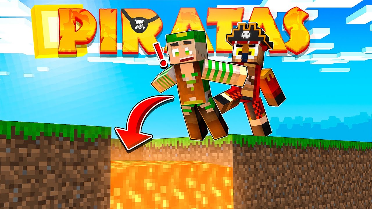TIRO A WILLY A LA LAVA ESTANDO AFK JAJAJA! MINECRAFT PIRATAS #37