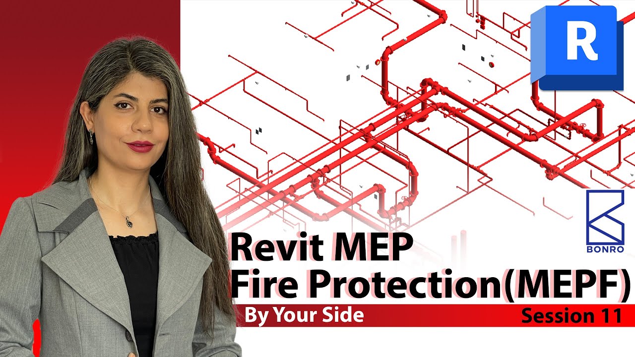 Revit MEP Fire protection Masterclass - Session 12: Drawing Pipes Part 2