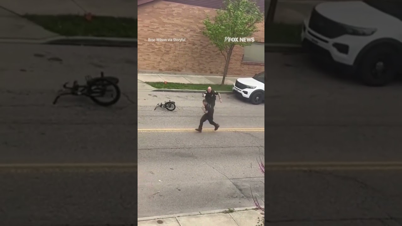 Police chase turns into BIZARRE FIGHT #foxnews #news #us #fox