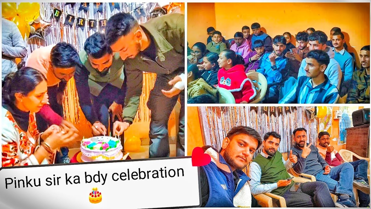 | Pinku sir urf virat kohli ka birthday | #birthdaycelebration #viratkohli #shirgul #nahan 