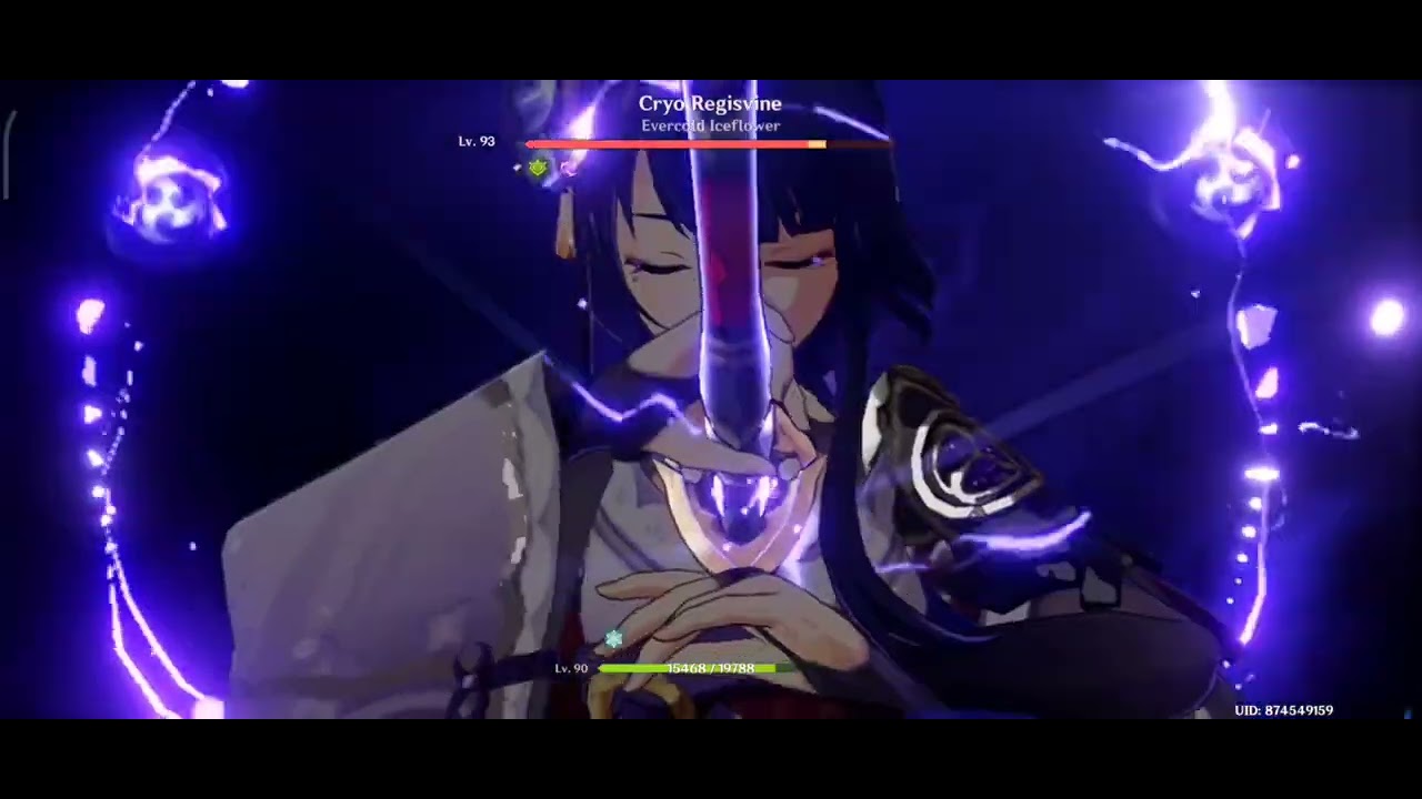 A realistic f2p Raiden shogun showcase #genshinimpact #raidenhypercarry #raidenshogun #genshinmobile