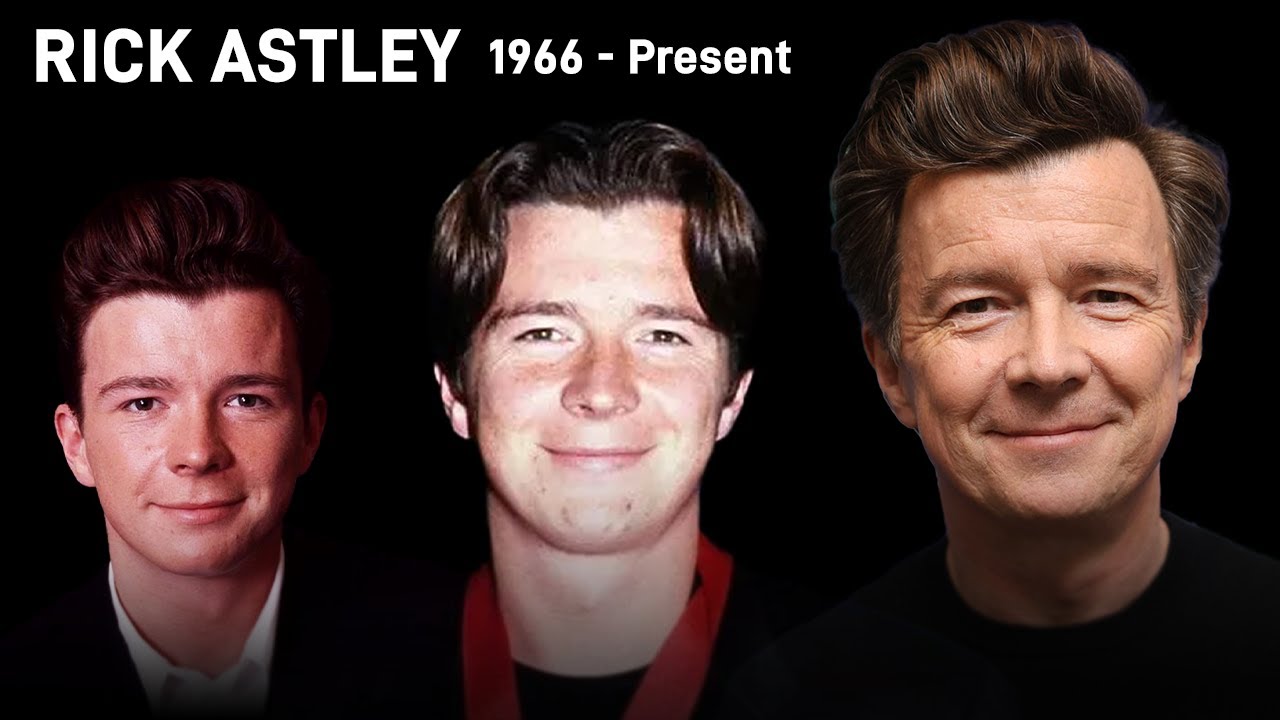 The Evolution of Rick Astley [From 1966 to 2024]