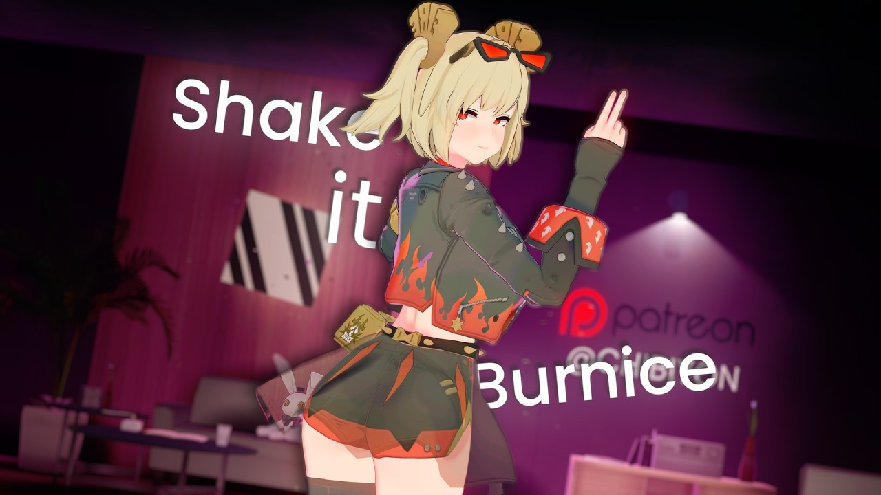 Burnice 💗🥵 ~ - bbno$ - 1-800 (ft. ironmouse) -【MMD // KKVMD // ZenlessZoneZero】