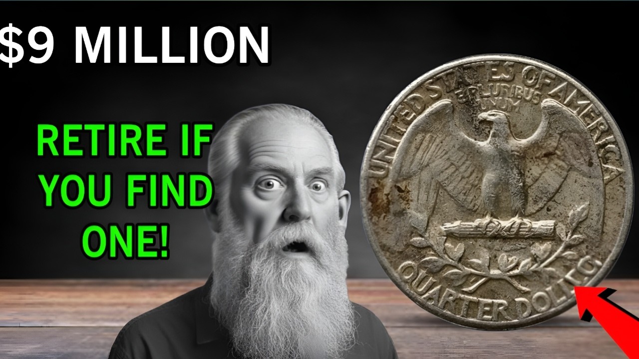 Most Valuable Quarters In Circulation! Super Rare Washington Quarter Dollar Coins in the World!
