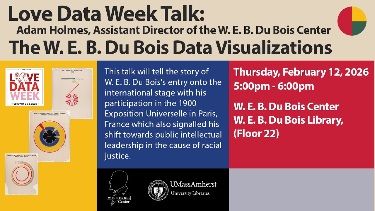 Love Data Week Talk: Adam Holmes: The W. E. B. Du Bois Data Visualizations