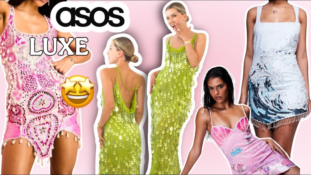 WE TRY ON 8 ASOS LUXE DRESSES 🤩✨