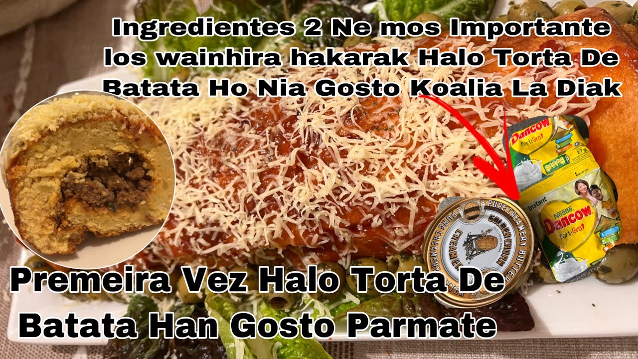 TORTA DE BATATA ENSE NAN KARAU - Ingredientes Kompleito | Reseita Torta Kaleng 2  | Gostto 100%