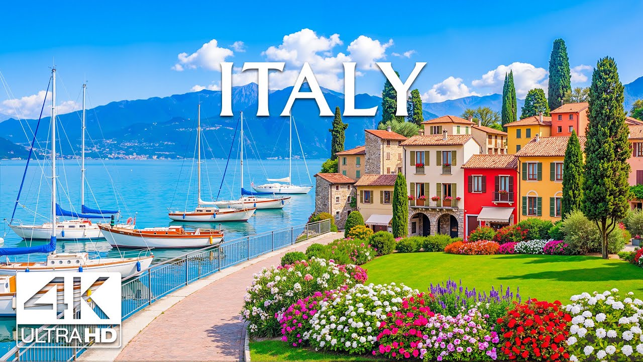 Italy 4K | Unreal Natural Beauty – Sunlit Coastlines, Timeless Villages & Dreamlike Landscapes