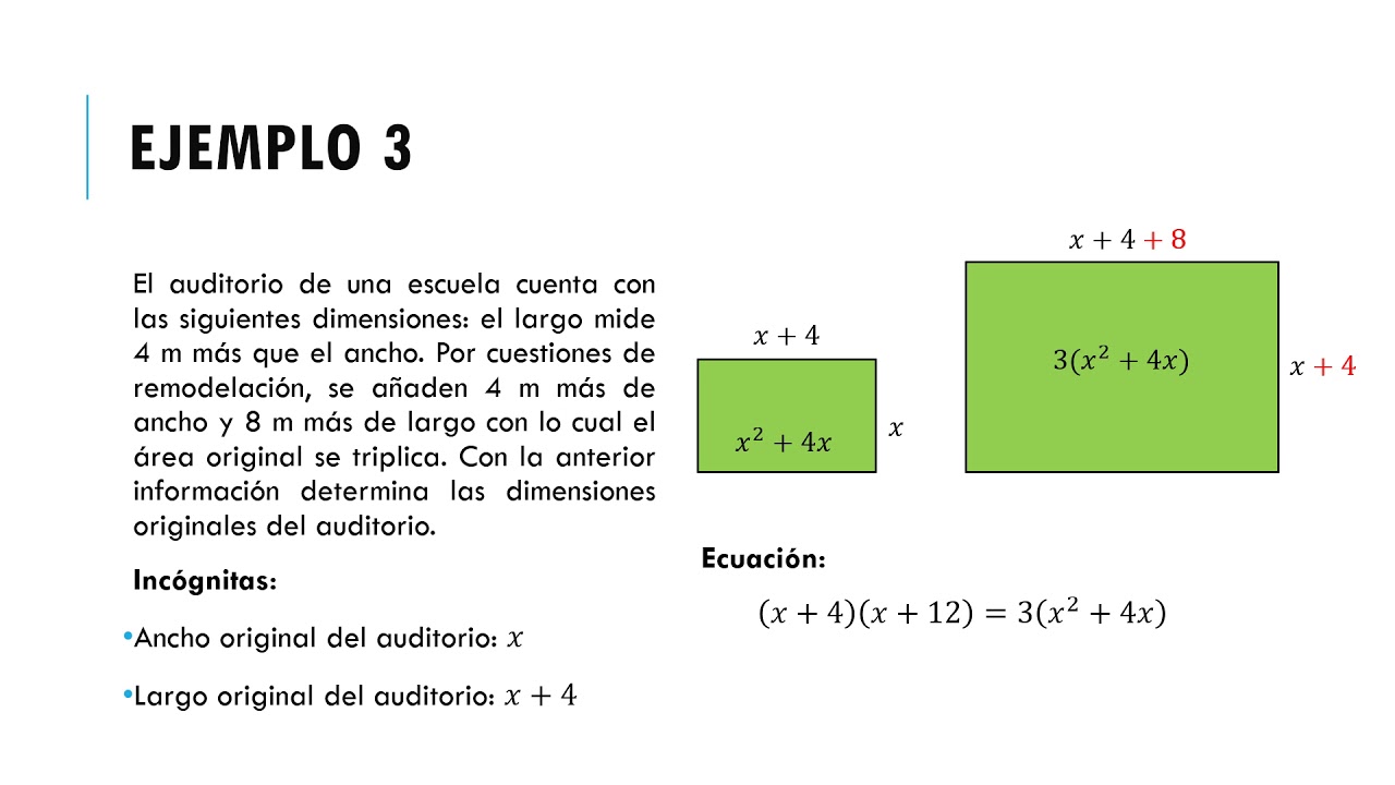 PROBLEMAS USANDO ECUACIONES CUADRÁTICAS
