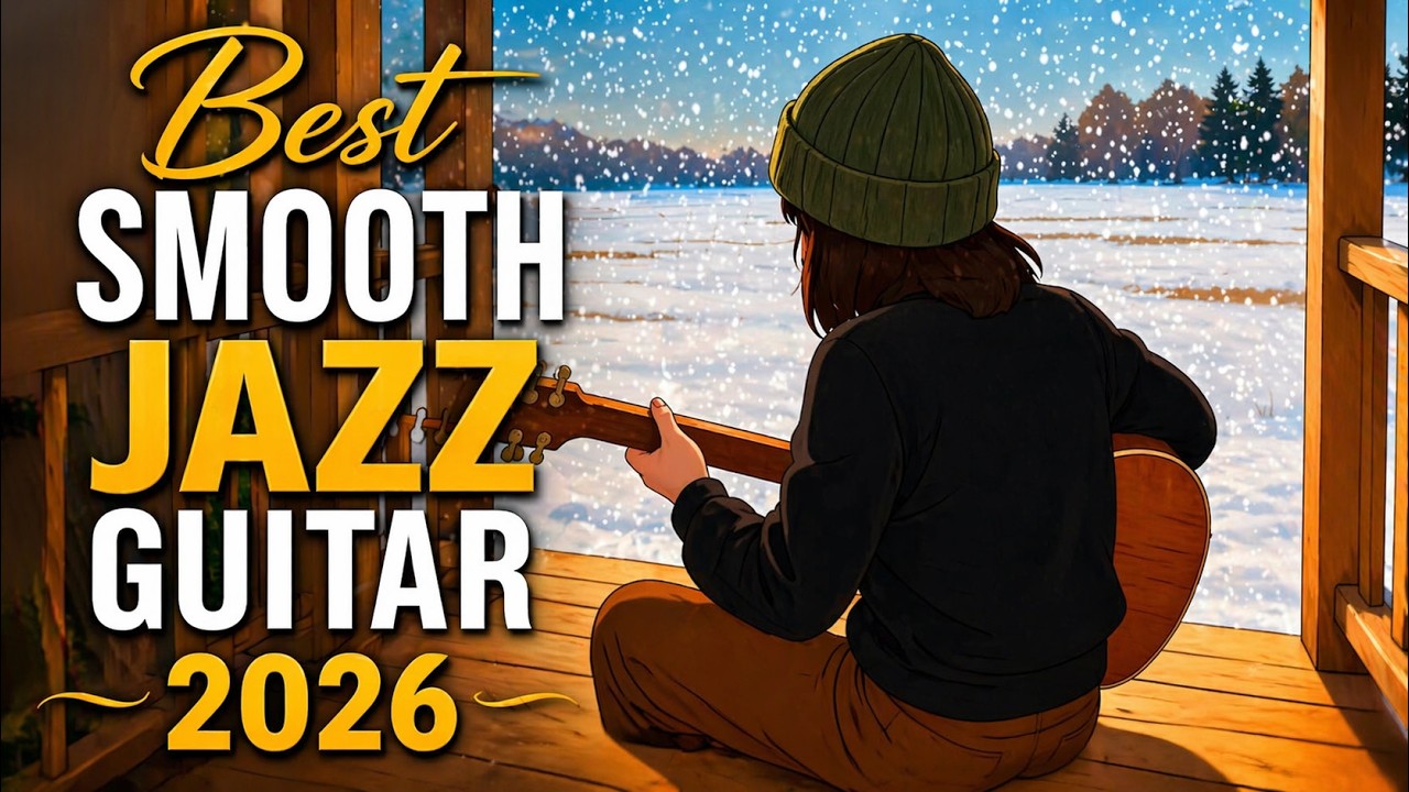 Smooth Jazz Guitar 2026 | Good Vibes music to Read, Relax, or Working,Restaurant & Lounge Bar Music