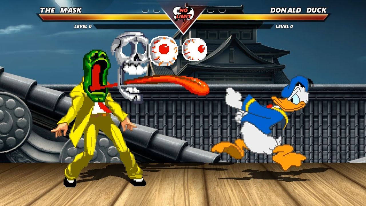 THE MASK vs DONALD DUCK - The most insane fight❗🔥
