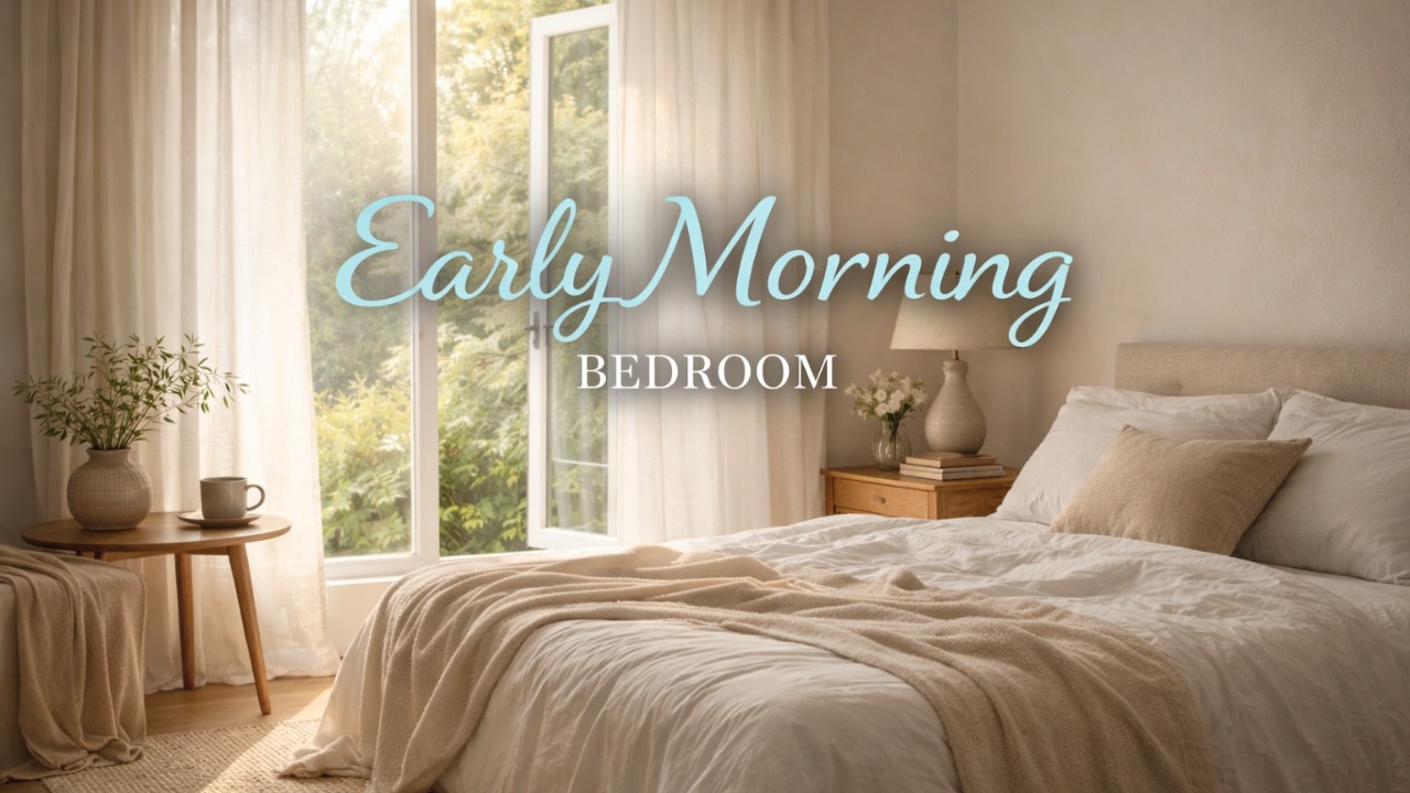 Early Morning Bedroom 🌿 Quiet Interior Calm