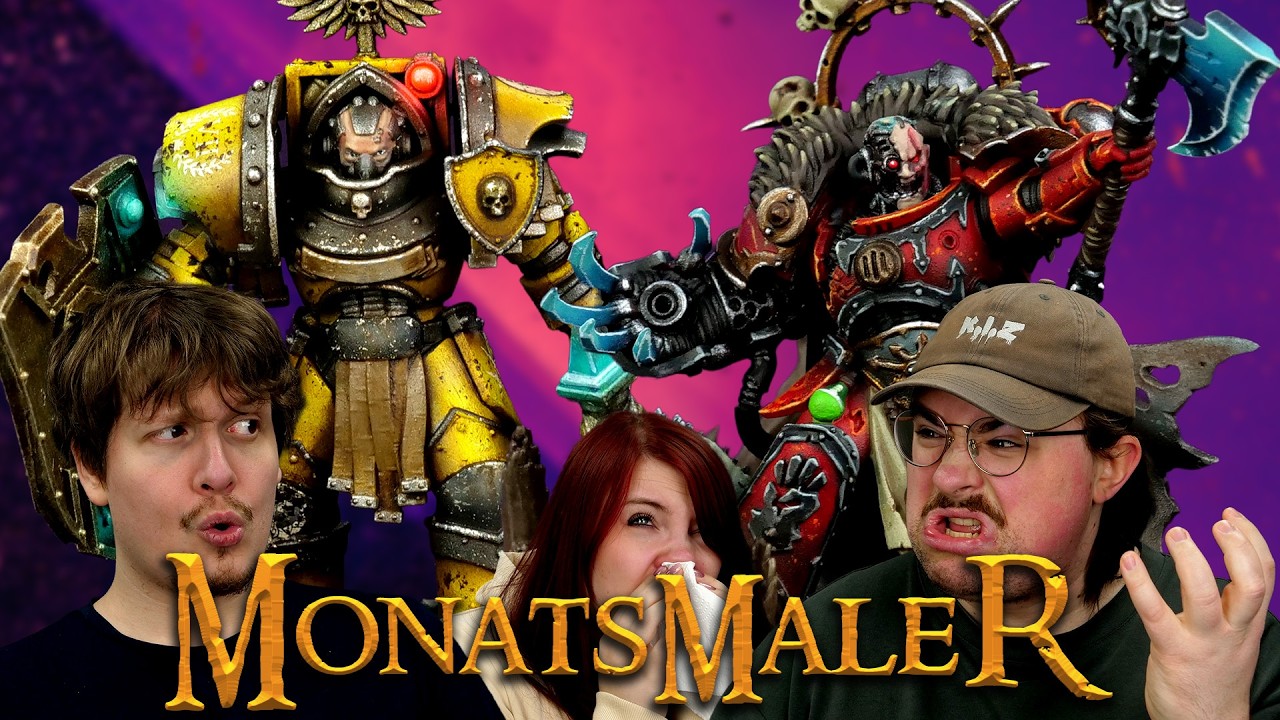 Red Corsairs, Huron Blackheart & Imperial Fists Cataphractii - Monatsmaler März 2026