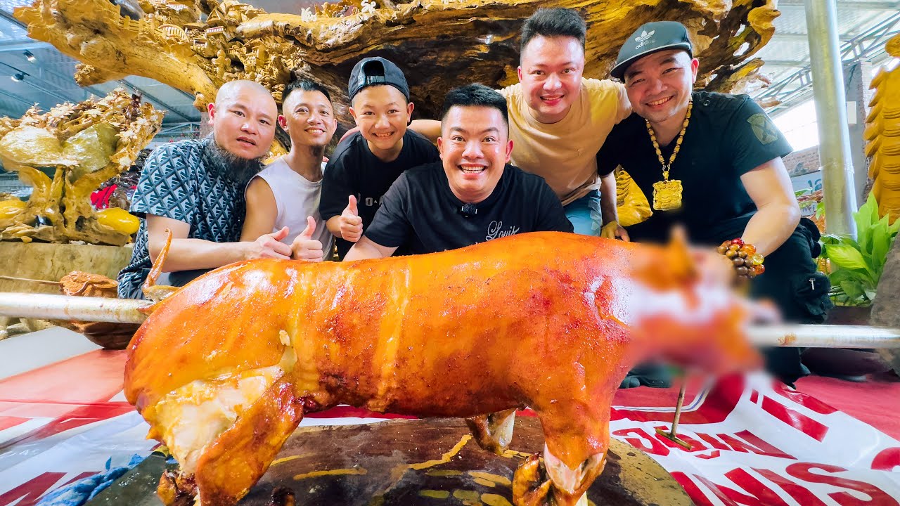 SAPA TV | ĐẠI TIỆC LỢN QUAY NGUYÊN CON HỘI NGỘ ANH EM TAM MAO TV TẠI XƯỞNG GỖ DỊ MỘC TIẾN LÂM