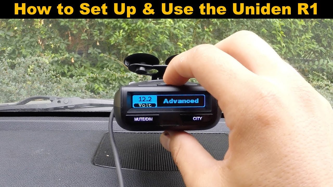 How to Program and Use your Uniden R1 Radar Detector