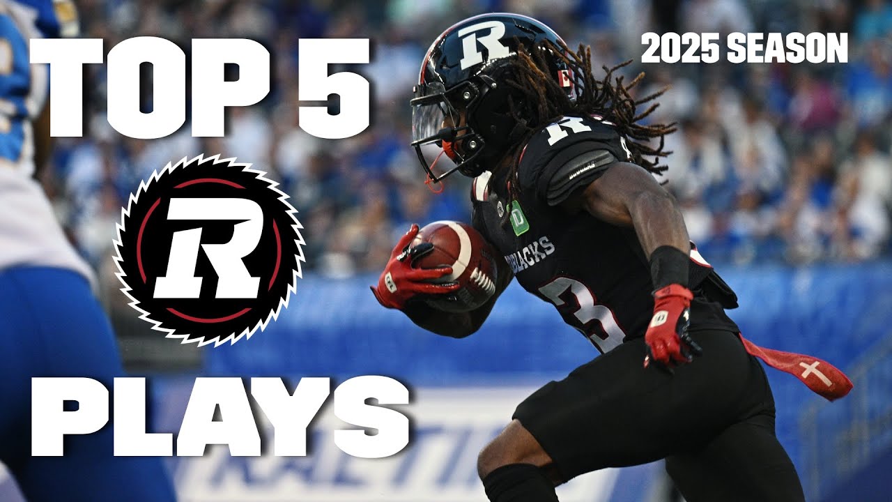Top 5 Ottawa REDBLACKS Plays from 2025