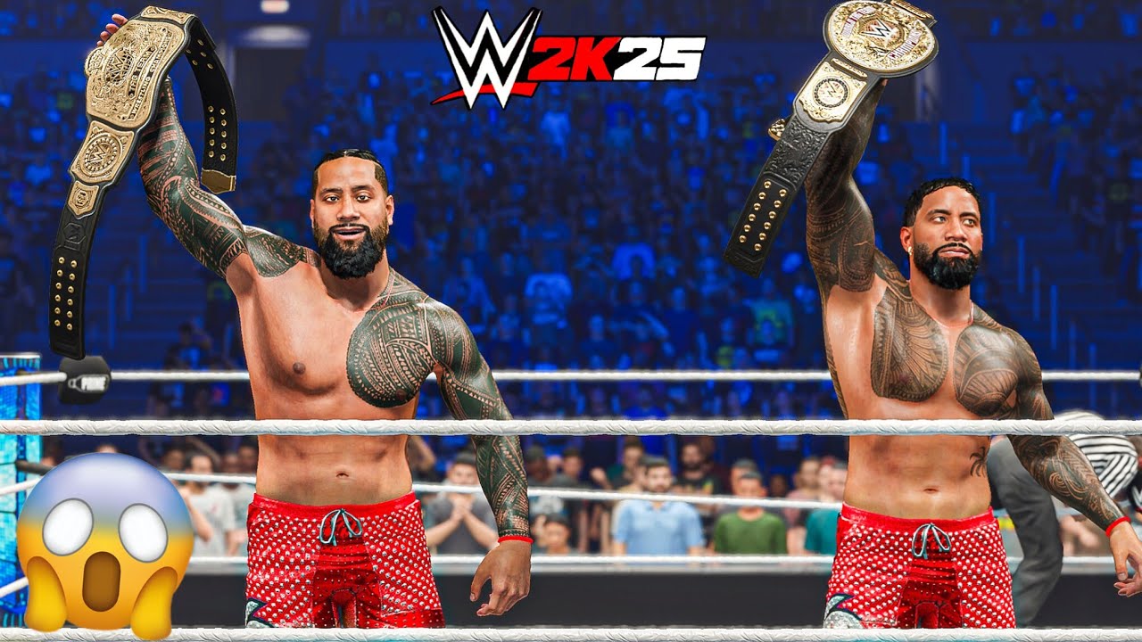 Матч The Usos против Wyatt Sicks за титул командных чемпионов на Friday Night Smackdown - геймпле...