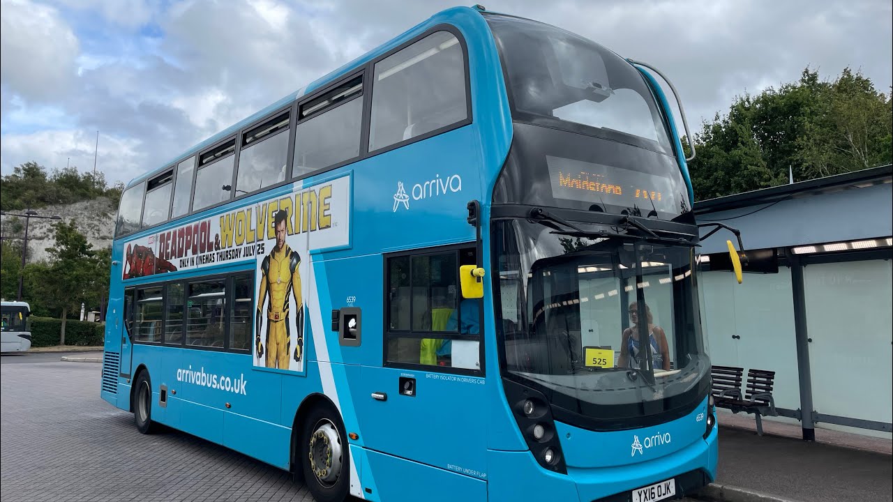 FULL ROUTE VISUAL | Route 701: Bluewater - Maidstone | 6539 (YX16 OJK)