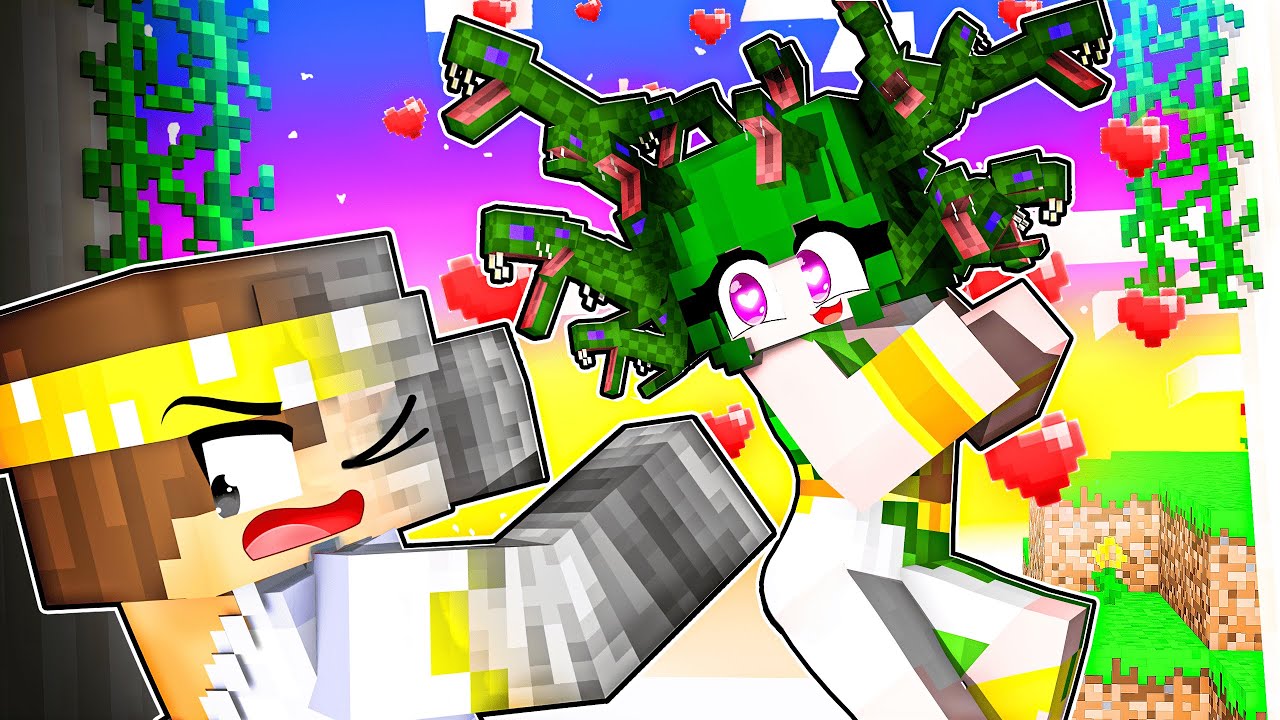 A MEDUSA tem CRUSH pelo ALEX MONTE no MINECRAFT