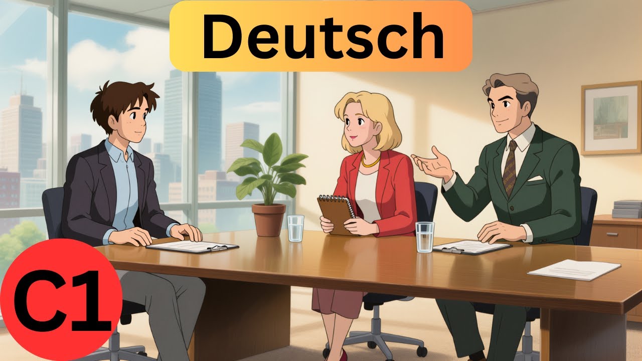 Vorstellungsgespräch auf Deutsch | Business Deutsch lernen | Deutsch C1 | German C1