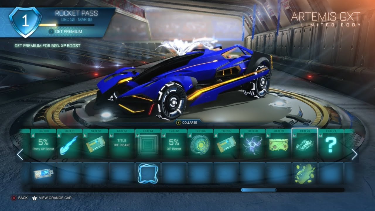 ROCKET PASS 2 ALL ITEMS SHOWCASED! ALL ROCKET PASS TIERS