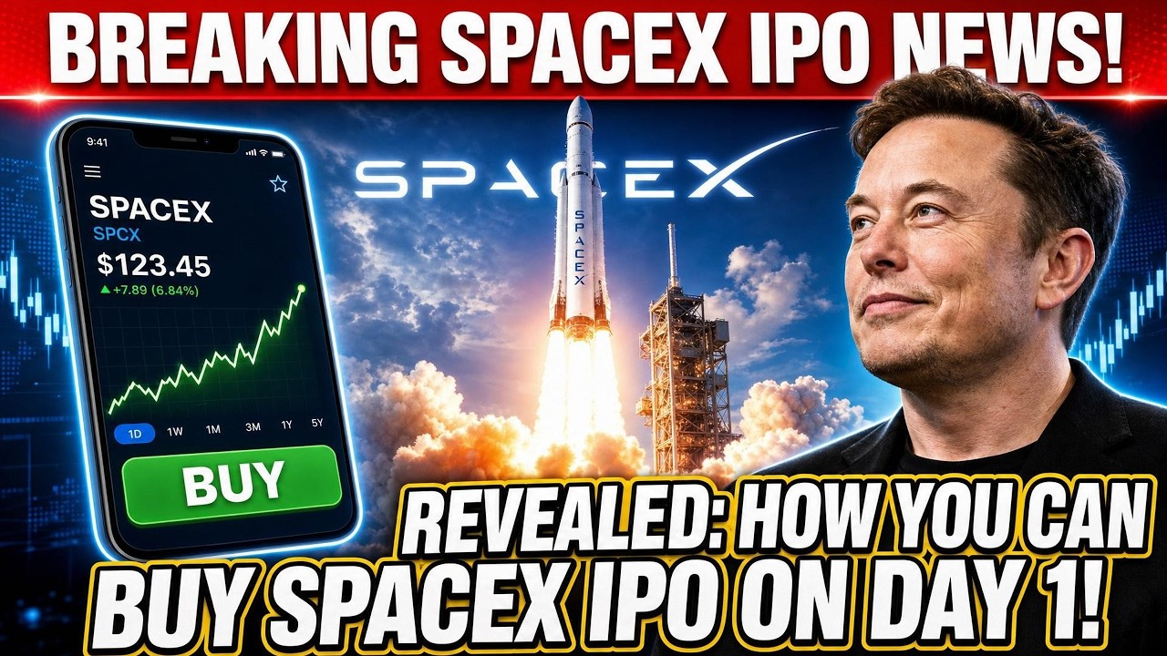 BREAKING SPACEX IPO NEWS! HOW YOU CAN EASILY GET INTO THE SPACEX IPO THE DAY IT LAUNCHES!