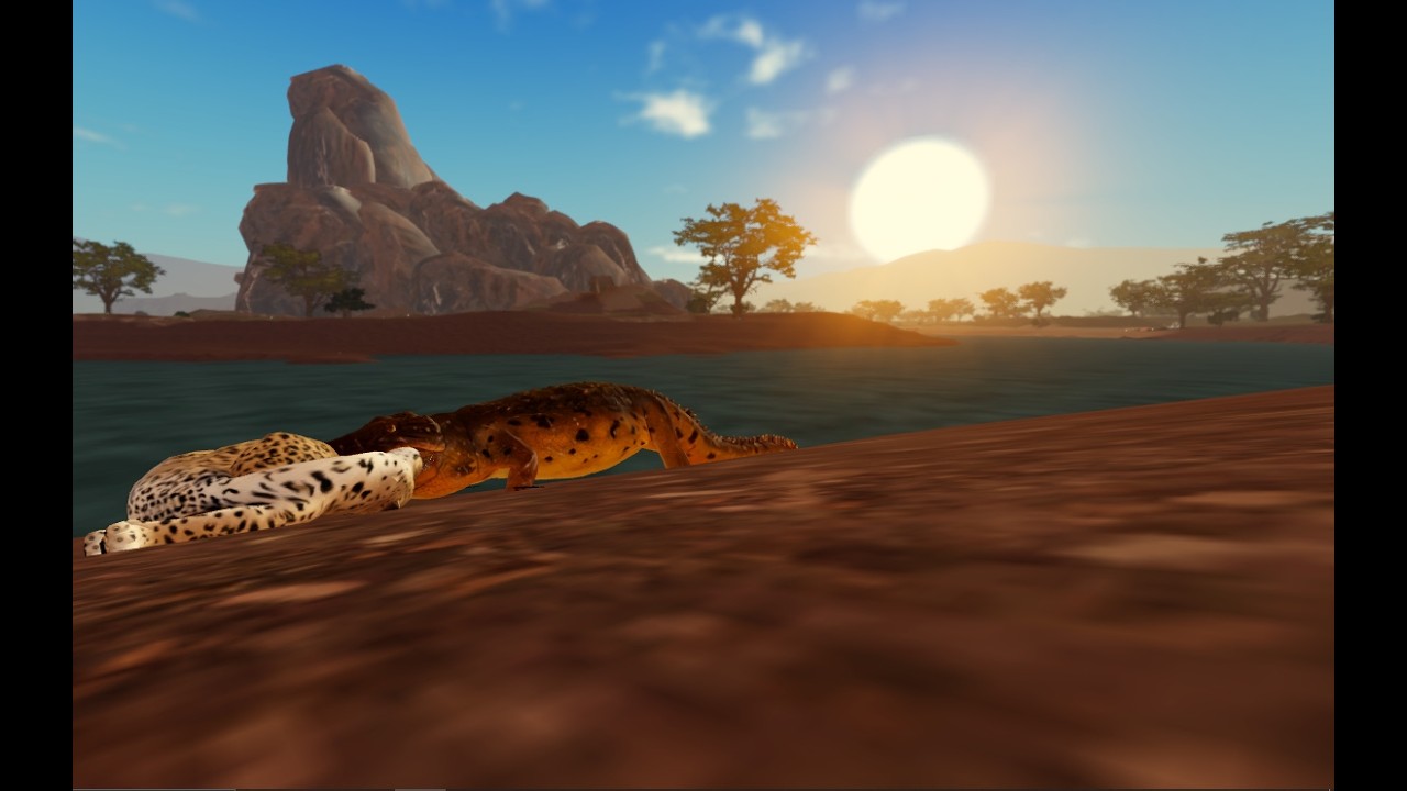 Gameplay Cocodrilo Del Nilo (Savannah life Roblox)