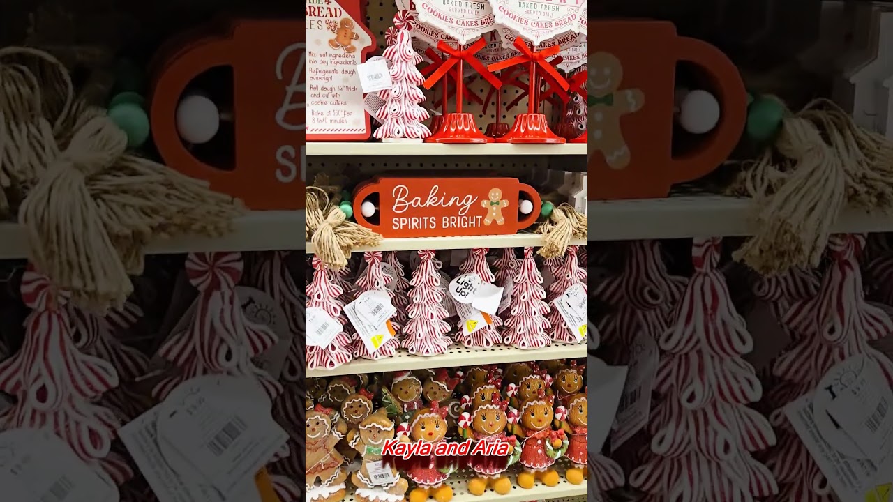 HOBBY LOBBY GINGERBREAD CHRISTMAS DECOR 2024 SHOP WITH ME