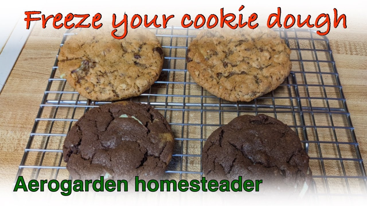 Cookie dough for the freezer - Cook with me