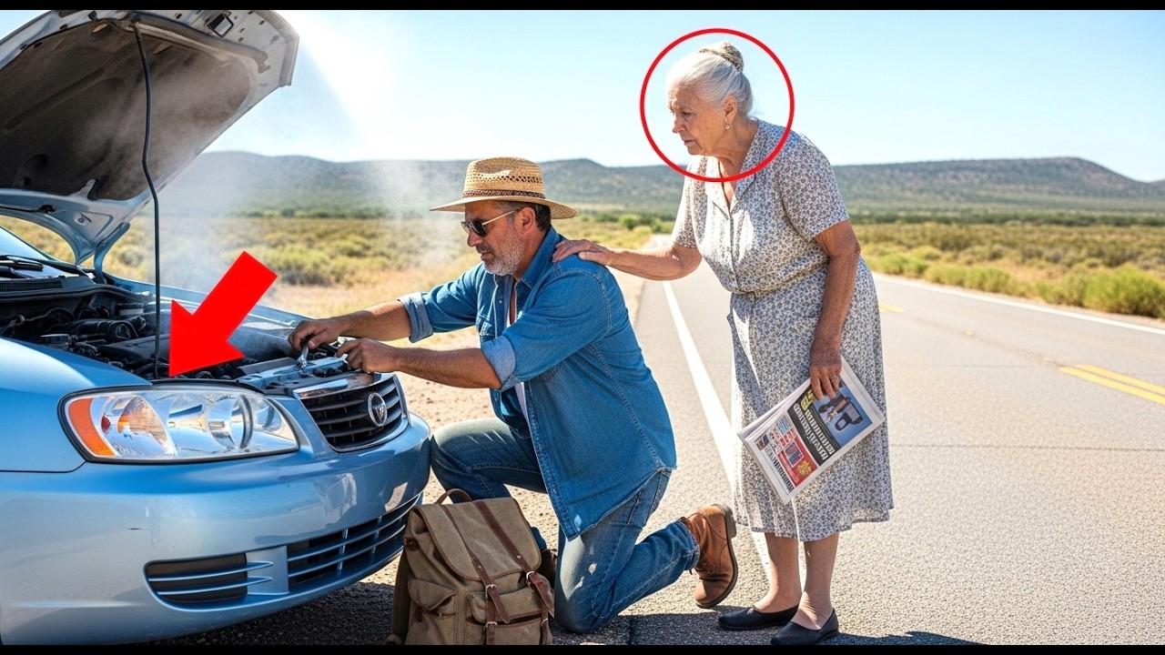 El vagabundo reparó el coche sin pedir nada a cambio… pero recibió algo inesperado