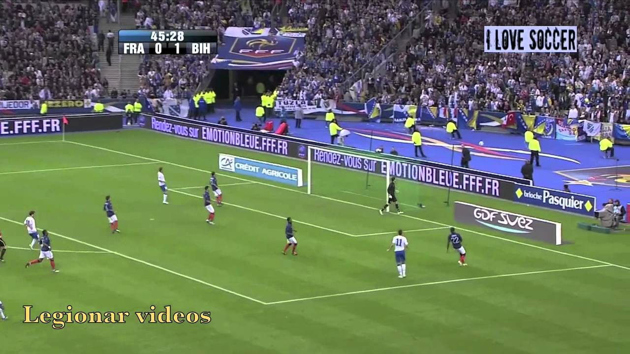 EURO 2012: France 1-1 Bosnia-Herzegovina (Francuska - BiH) Full Highlights 11-10-2011 HD