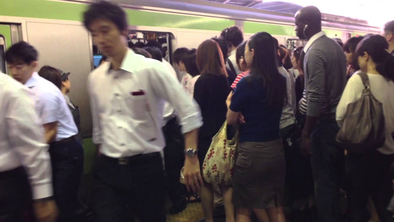 Shinjuku Station Morning Rush Hour Tokyo
