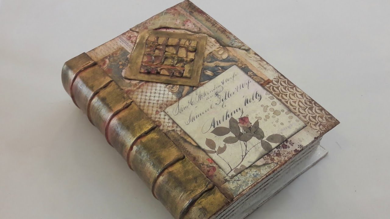 Come decorare una scatola libro