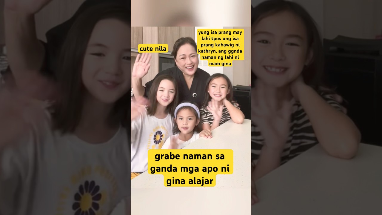 gina alajar grabe sa ganda mga apo 😍#ginaalajar #viral