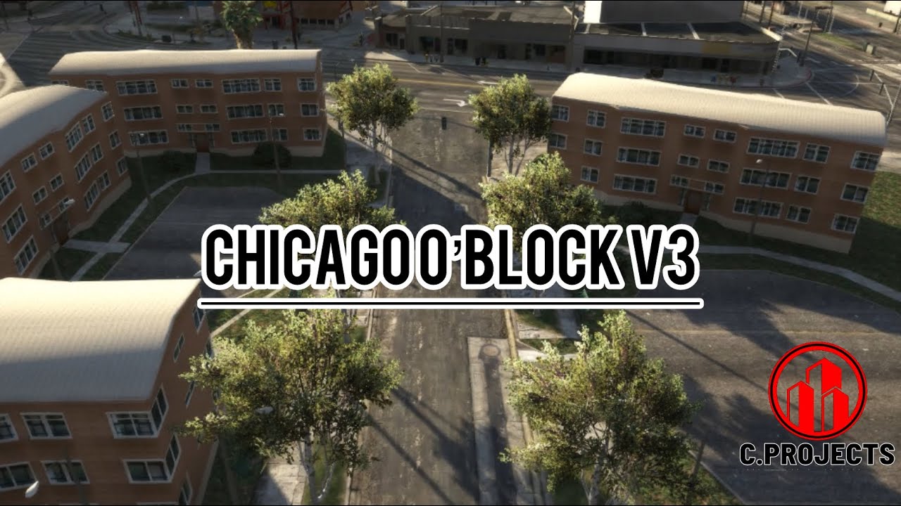 GTA V | CHICAGO O’BLOCK HOOD [V3] / FIVEM CUSTOM HOOD / MLO