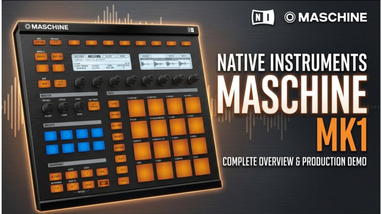 Native Instruments Maschine MK1 Unboxing & Testing | Native Instruments 