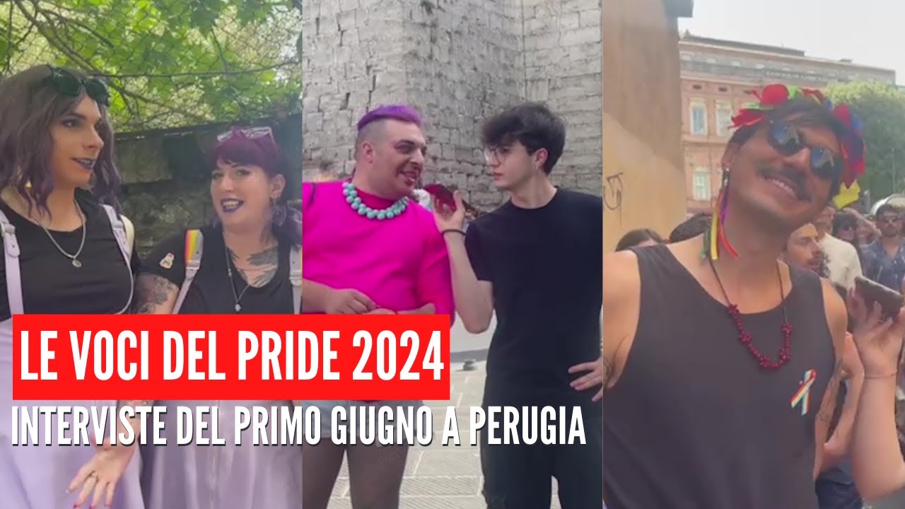 Le voci del Pride 2024 - Interviste a Perugia