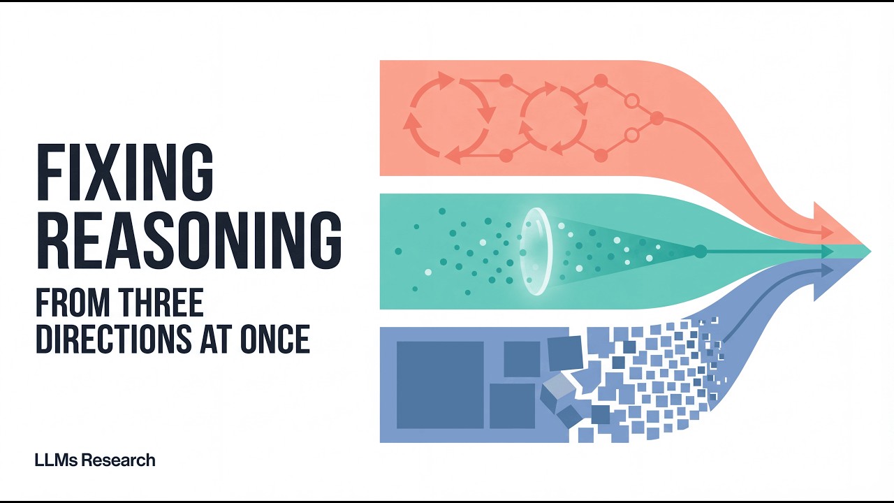 Fixing Reasoning from Three Directions at Once