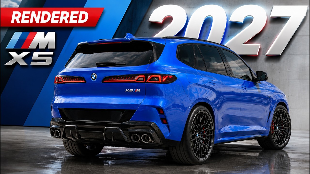 Первый взгляд на рендер BMW X5 M 2027: всё меняется