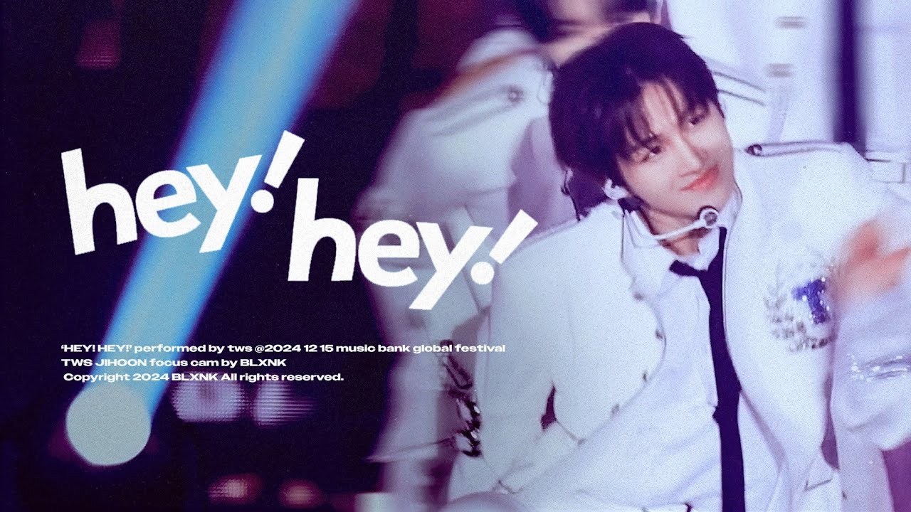 [4K] 241215 뮤뱅 글로벌 페스티벌 투어스 지훈 hey! hey! 직캠 | Music Bank Global Festival TWS JIHOON hey! hey! Fancam