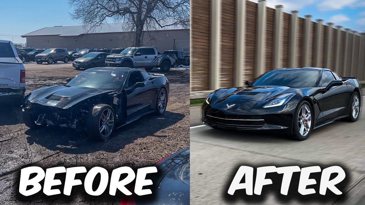 Rebuilding a Z51 C7 Corvette in 10 minutes