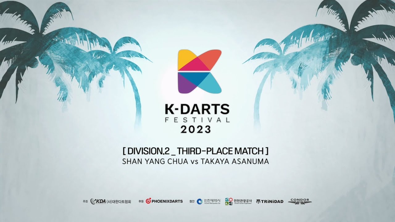 2023 K-DARTS FESTIVAL  Div 2 Third place match Shan Yang Chua vs TAKAYA ASANUMA