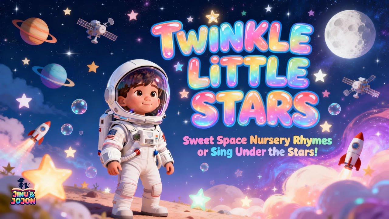 Dreamy Star Song Featuring TWINKLE LITTLE STARS Nursery Rhymes 🌌⭐🎵