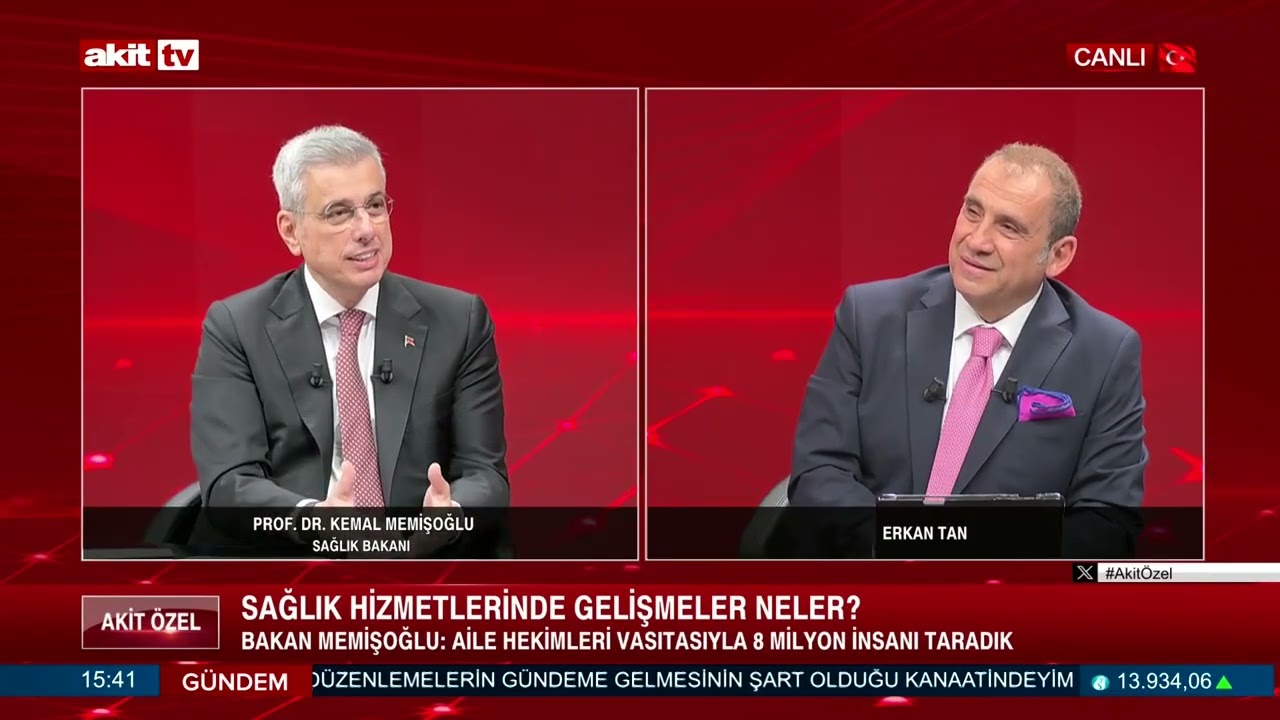 Sağlık Bakanı Prof. Dr. Kemal Memişoğlu Akit TV'ye özel açıklamalarda bulundu!