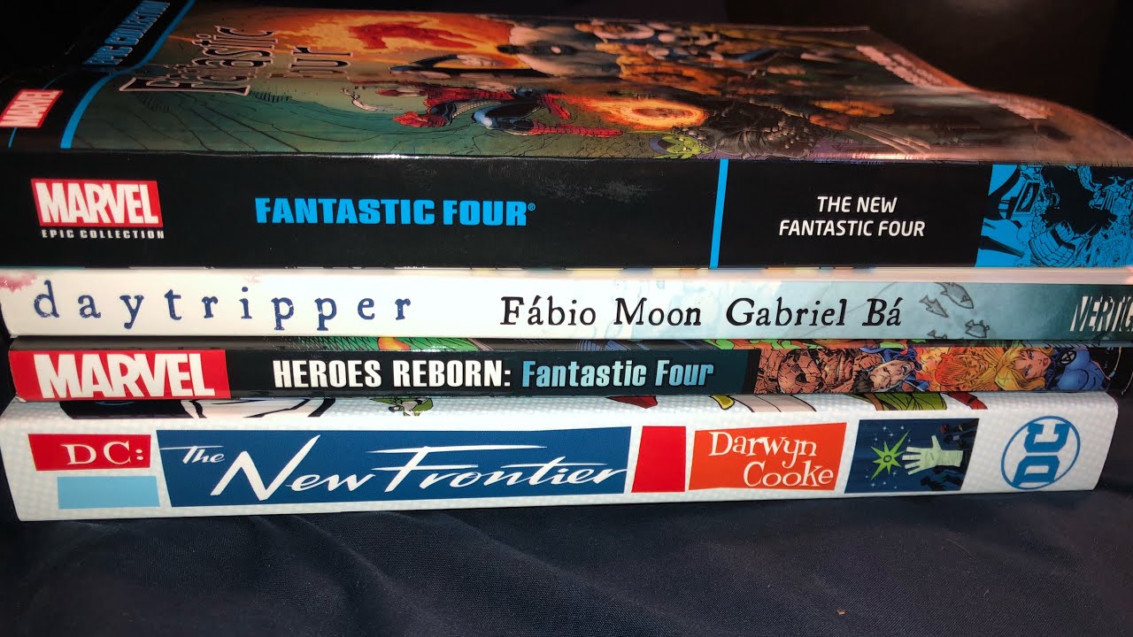 Haul time! New Fantastic Four Epic Collection, Daytripper, Heroes Reborn Fantastic Four, Frontier.