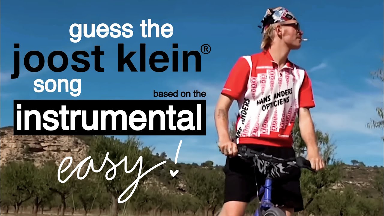 guess the JOOST song based on the instrumental (easy!)
