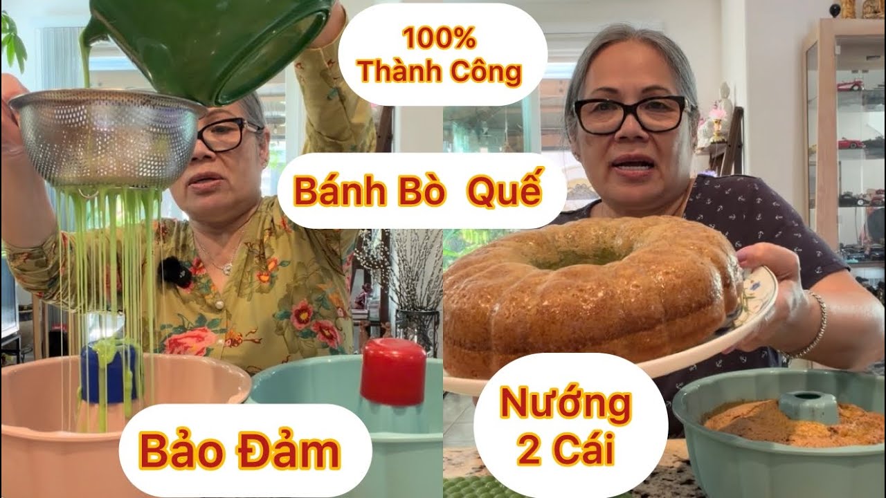 Tập 1945: Bánh Bò Huế Nướng Làm Một Lần Thành Công  Không Cần Bí Quyết Và Không Cần Nghĩ Nhiều  