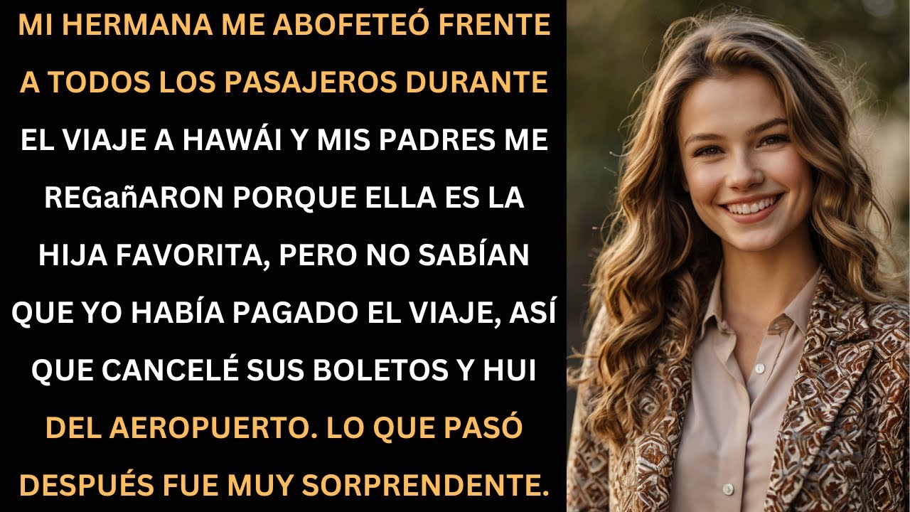 Mi hermana me golpeó en el aeropuerto, así que cancelé su viaje… Lo que pasó después nadie lo vio