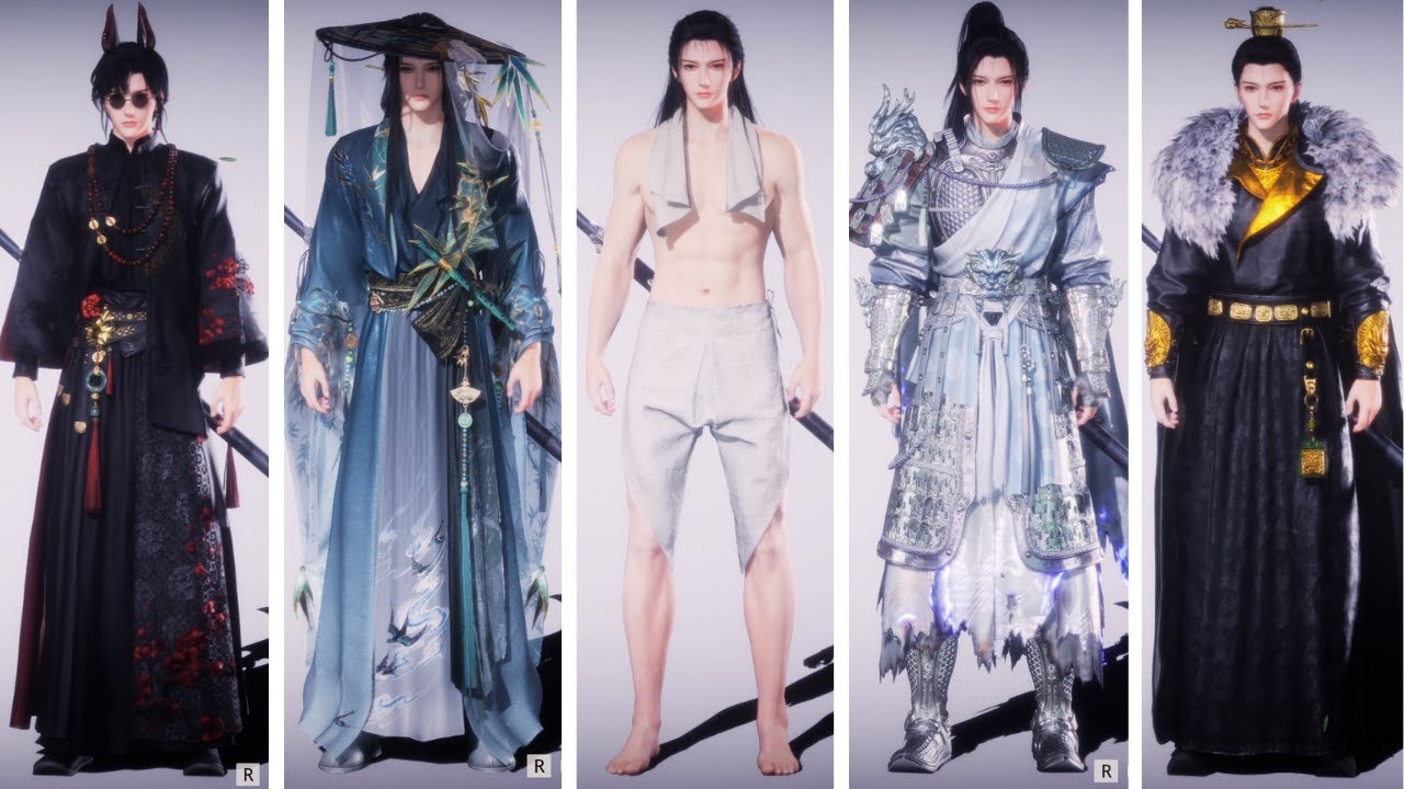 All Male Set Outfit - Where Winds Meet Global