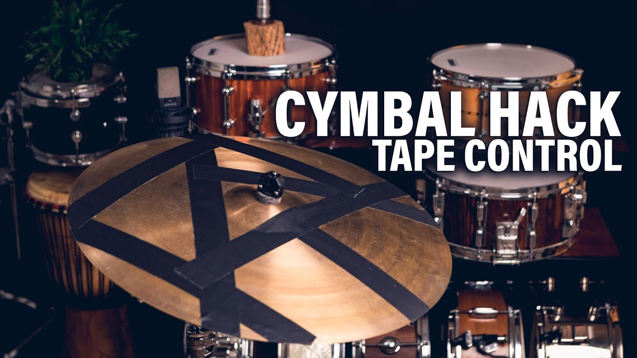 Temporary Cymbal Mods - Tape Hacks